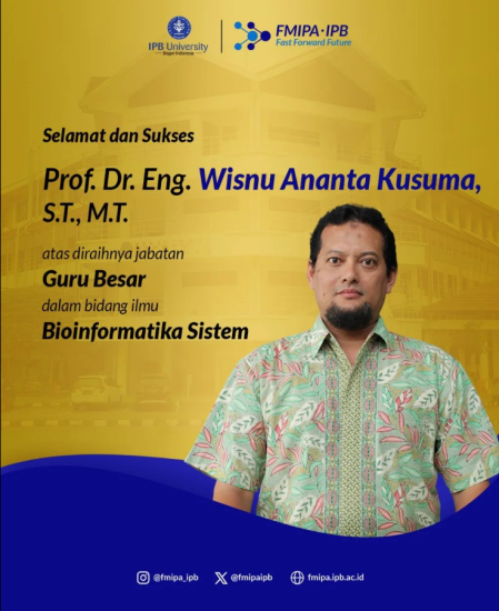 Selamat Menjadi Guru Besar Dalam Bidang Ilmu Bioinformatika Sistem